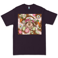 Plum Easter Bunny tumbler Easter Day Premium Tee - HowdyJamesFarm
