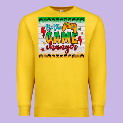 Be The Game Changer Premium Sweatshirt Designed By Jahusdesignshop