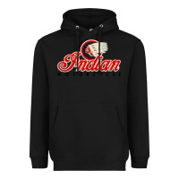 Black motorcycle racing indian Heavyweight Hoodie - linhVisuals