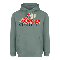 Sage motorcycle racing indian Heavyweight Hoodie - linhVisuals
