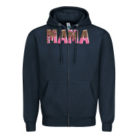 Navy mama Zipper Hoodie - AdoDesignShop