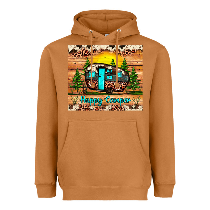 Happy Camper Heavyweight Hoodie by JahusDesignShop | Teevron