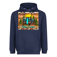 Navy happy camper Heavyweight Hoodie - JahusDesignShop