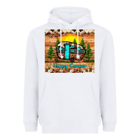 White happy camper Heavyweight Hoodie - JahusDesignShop