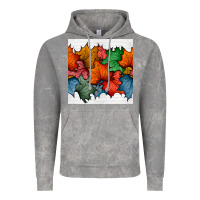 Cloud Rock autumn  leaves seamless pattern Vintage Hoodie - BundleAndBundleShop