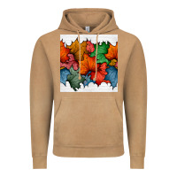 Vintage Camel autumn  leaves seamless pattern Vintage Hoodie - BundleAndBundleShop
