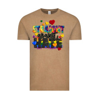 Vintage Coffee straight against hate Vintage Tee - FaDigitalArtStudio