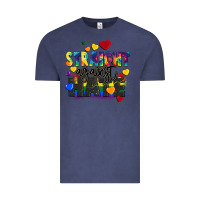 Vintage Denim straight against hate Vintage Tee - FaDigitalArtStudio