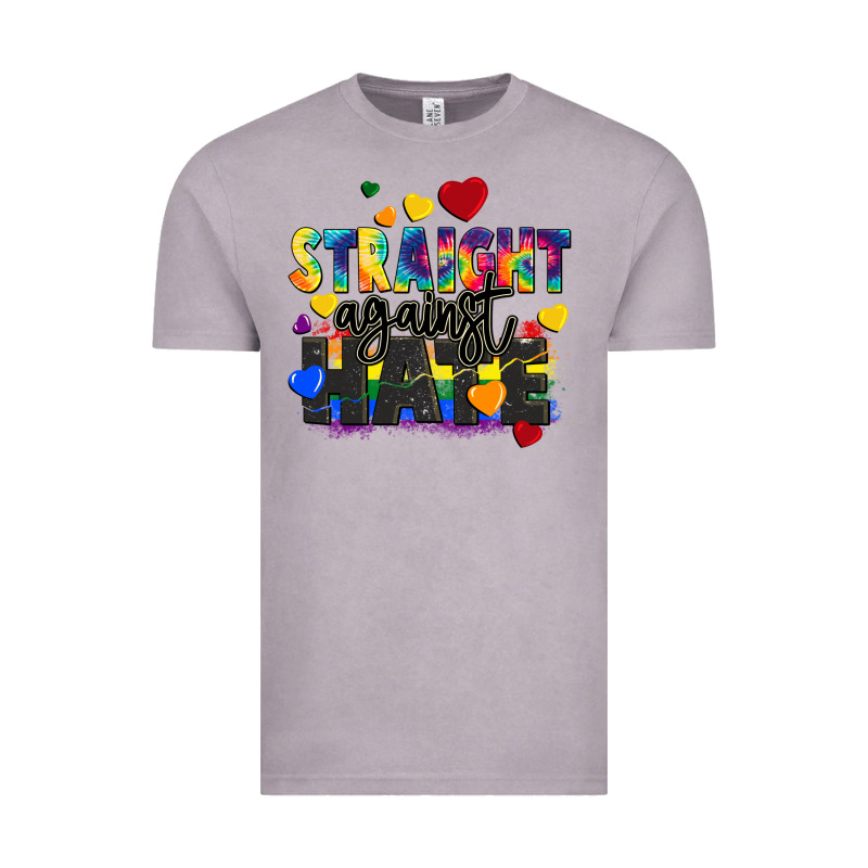Straight Against Hate Vintage Tee by FaDigitalArtStudio | Teevron