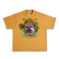 Peanut Butter St. Patrick's Day cow Urban Heavy Tee - FaDigitalArtStudio