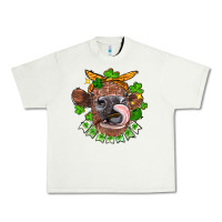 Pistachio St. Patrick's Day cow Urban Heavy Tee - FaDigitalArtStudio