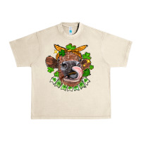 Sandshell St. Patrick's Day cow Urban Heavy Tee - FaDigitalArtStudio