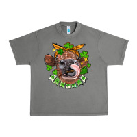 Tornado St. Patrick's Day cow Urban Heavy Tee - FaDigitalArtStudio