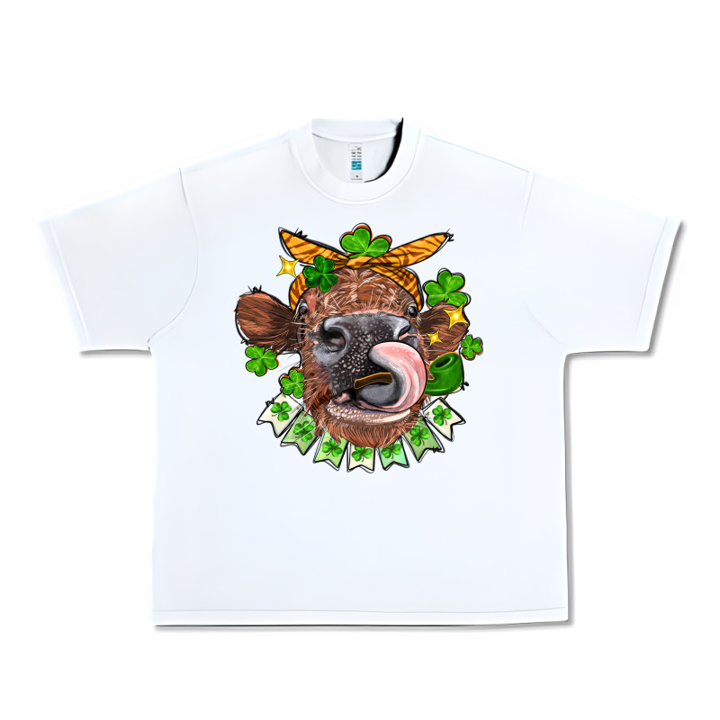 St. Patrick's Day Cow Urban Heavy Tee by FaDigitalArtStudio | Teevron
