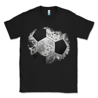 Black cowhide soccer patch Classic Tee - Jasminsmagicworld