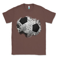 Chestnut cowhide soccer patch Classic Tee - Jasminsmagicworld