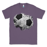 Lavender cowhide soccer patch Classic Tee - Jasminsmagicworld