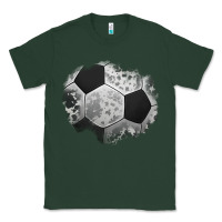 Sports Green cowhide soccer patch Classic Tee - Jasminsmagicworld