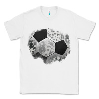 White cowhide soccer patch Classic Tee - Jasminsmagicworld