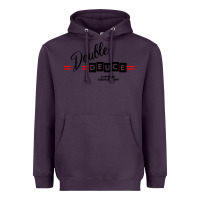 Plum double deuce live music Heavyweight Hoodie - linhVisuals