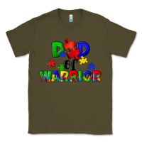 Army Green Dad of warrior Classic Tee - CowGirlArtShop