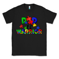 Black Dad of warrior Classic Tee - CowGirlArtShop
