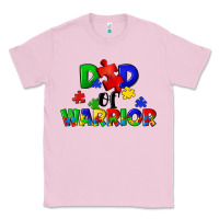 Bubblegum Pink Dad of warrior Classic Tee - CowGirlArtShop