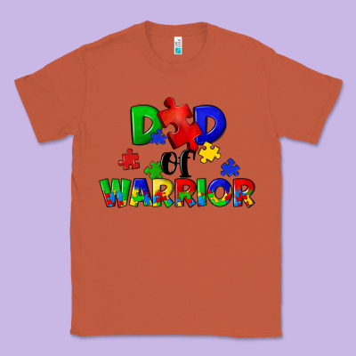 Dad Of Warrior Classic Tee Designed By Cowgirlartshop