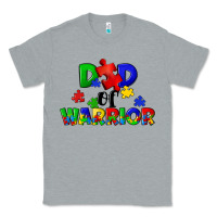 Heather Grey Dad of warrior Classic Tee - CowGirlArtShop