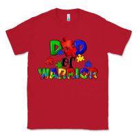 Red Dad of warrior Classic Tee - CowGirlArtShop