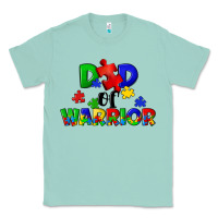 Seafoam Dad of warrior Classic Tee - CowGirlArtShop