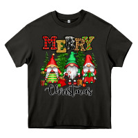Asphalt merry christmas gnomes Heavy Core Tee - CowGirlArtShop
