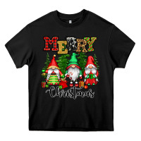Black merry christmas gnomes Heavy Core Tee - CowGirlArtShop