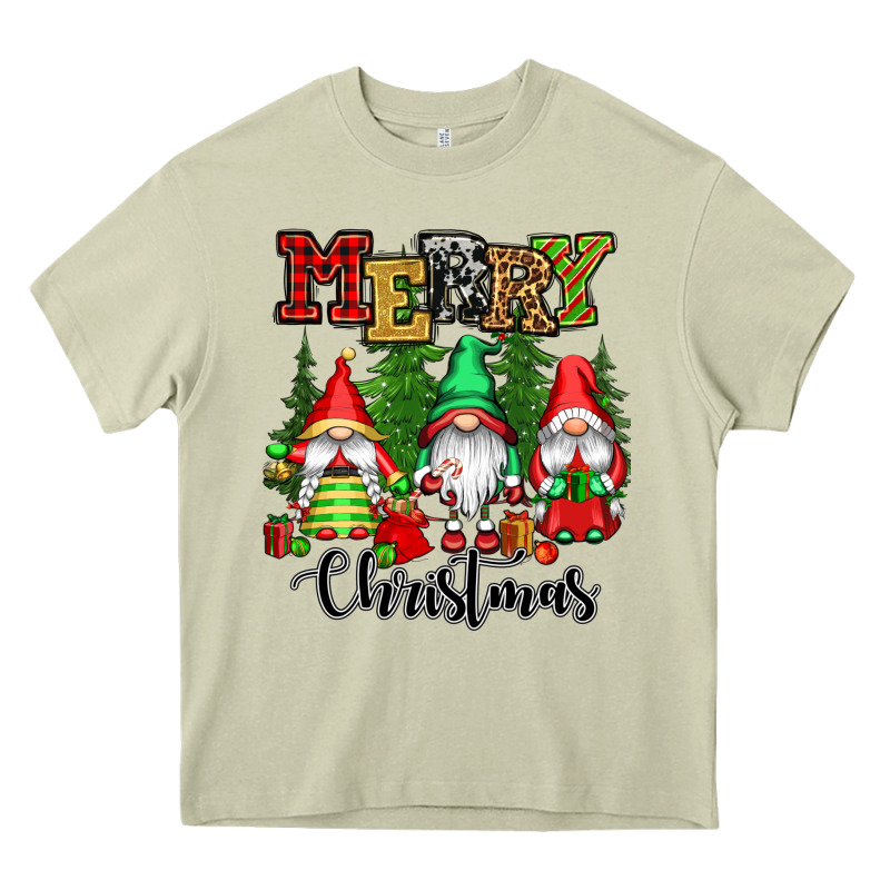Merry Christmas Gnomes Heavy Core Tee by CowGirlArtShop | Teevron