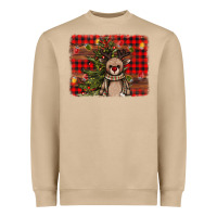 Mushroom reindeer trees background Heavyweight Sweatshirt - AdoDesignShop