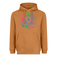 Bon Voyage Travel Stamp T Shirt Heavyweight Hoodie | Teevron