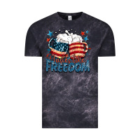 Cloud Black Tastes like freedom Vintage Tee - FaDigitalArtStudio
