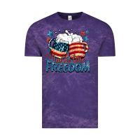 Cloud Purple Tastes like freedom Vintage Tee - FaDigitalArtStudio