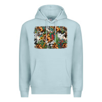 Blue Mist western rodeo background Premium Hoodie - Jasminsmagicworld