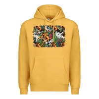 Mustard western rodeo background Premium Hoodie - Jasminsmagicworld