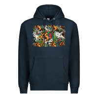 Navy western rodeo background Premium Hoodie - Jasminsmagicworld