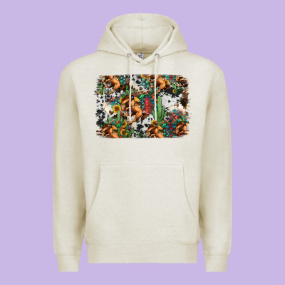 Western Rodeo Background Premium Hoodie Designed By Jasminsmagicworld