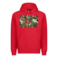 Red western rodeo background Premium Hoodie - Jasminsmagicworld