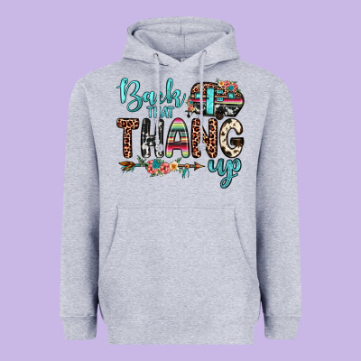 Back That Thang Up Heavyweight Hoodie Designed By Jahusdesignshop