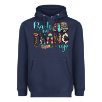 Navy back that thang up Heavyweight Hoodie - JahusDesignShop