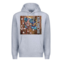 Heather Grey Western Reel Cool Dad American Premium Hoodie - LillyAllenDesigns