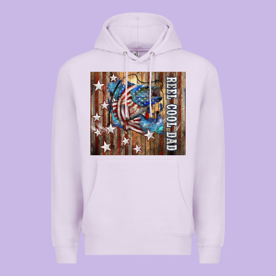 Western Reel Cool Dad American Premium Hoodie Designed By Lillyallendesigns