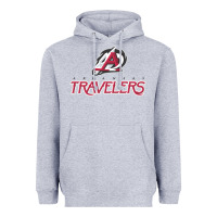 Heather Grey arkansas travelers Heavyweight Hoodie - linhVisuals