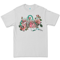Dove Grey Blessed Nurse Premium Tee - CowGirlArtShop