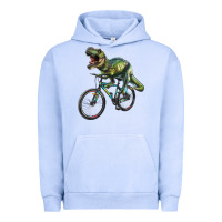 Pigment Grape Ice t rex dinosaur riding dinosaur Urban Hoodie - RanaPortraitStore